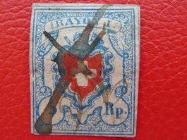 17II.1.09, T.26 C2-LU, Doppeldruck-Spuren! TINTEN-Entwertung