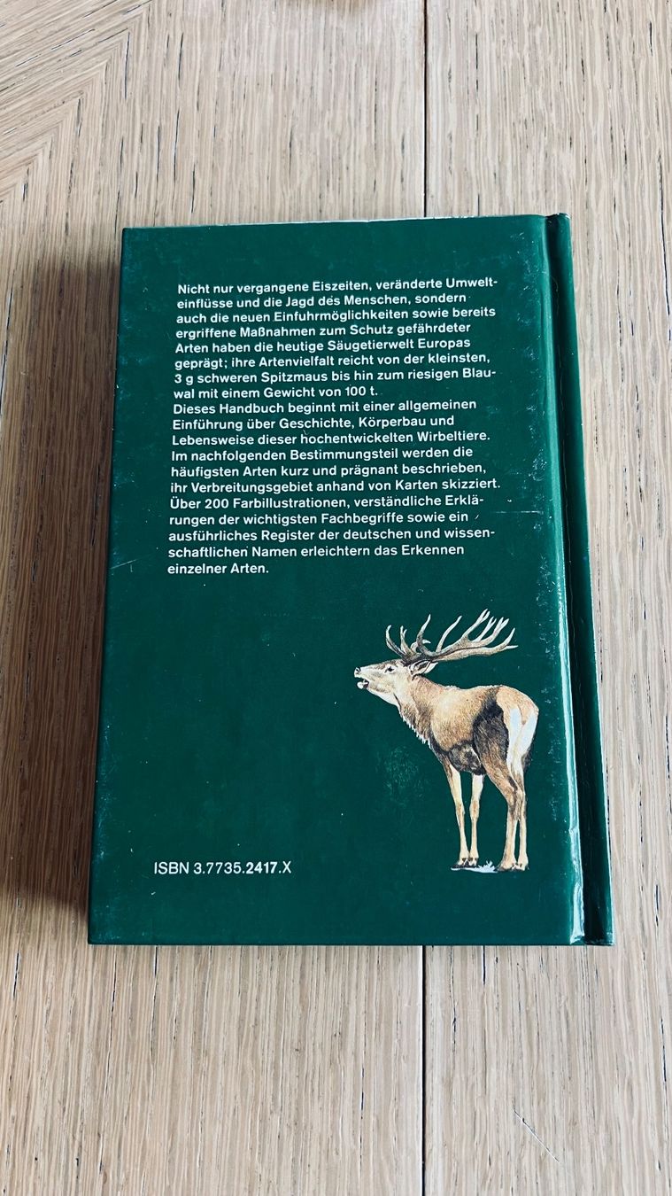 Libri: Säugetiere Erkennen und Bestimmen - Dein Tierlexikon!1982 – Usato da Schübelbach venduto da Dolly990_2 1