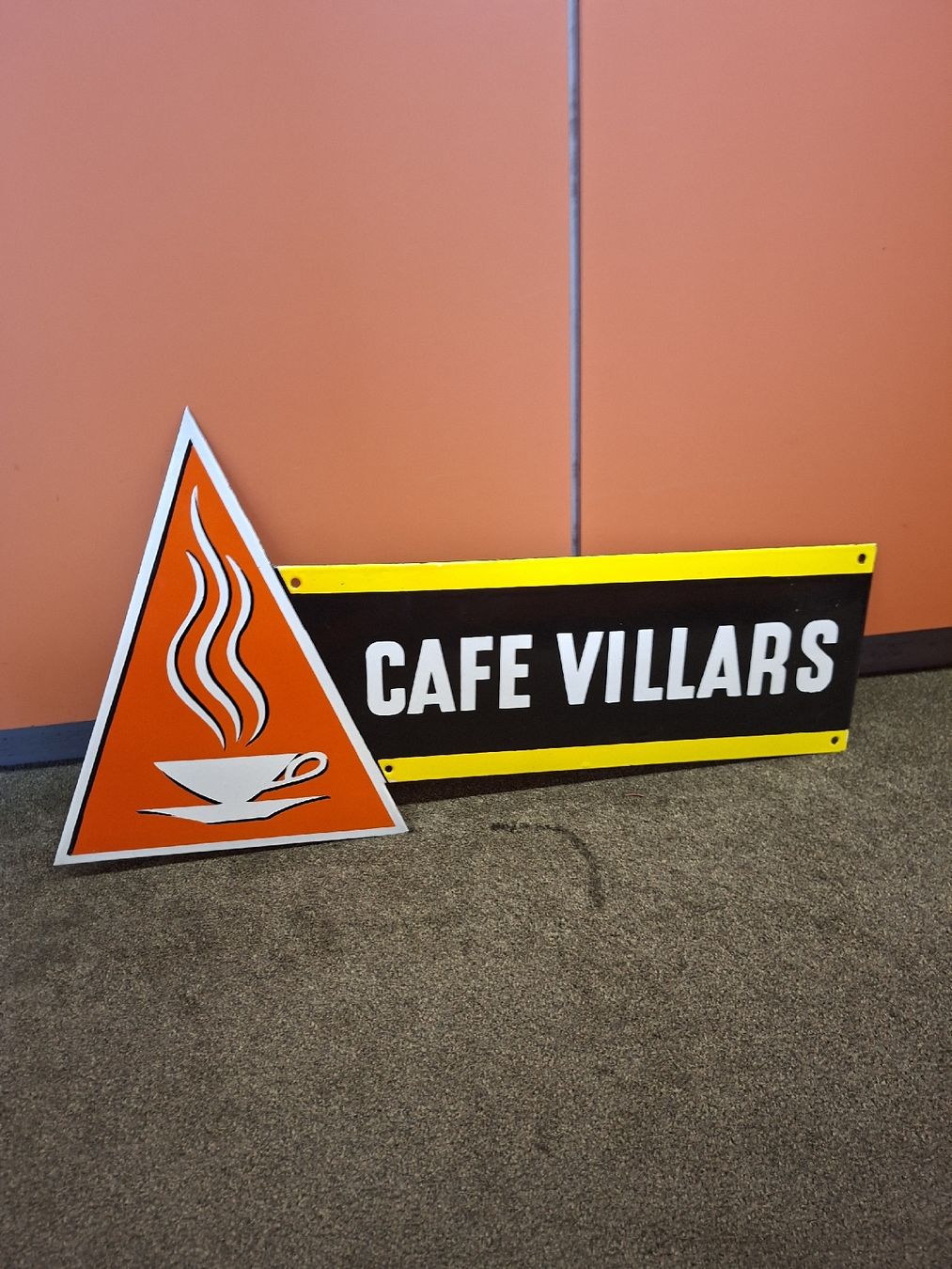 Ecriteaux: Werbeschild Cafe Villars – D'occasion à Morschach par stoos65
