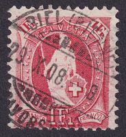 99A, Stehende Helvetia mit Vollstempel BIEL (BIENNE) BE