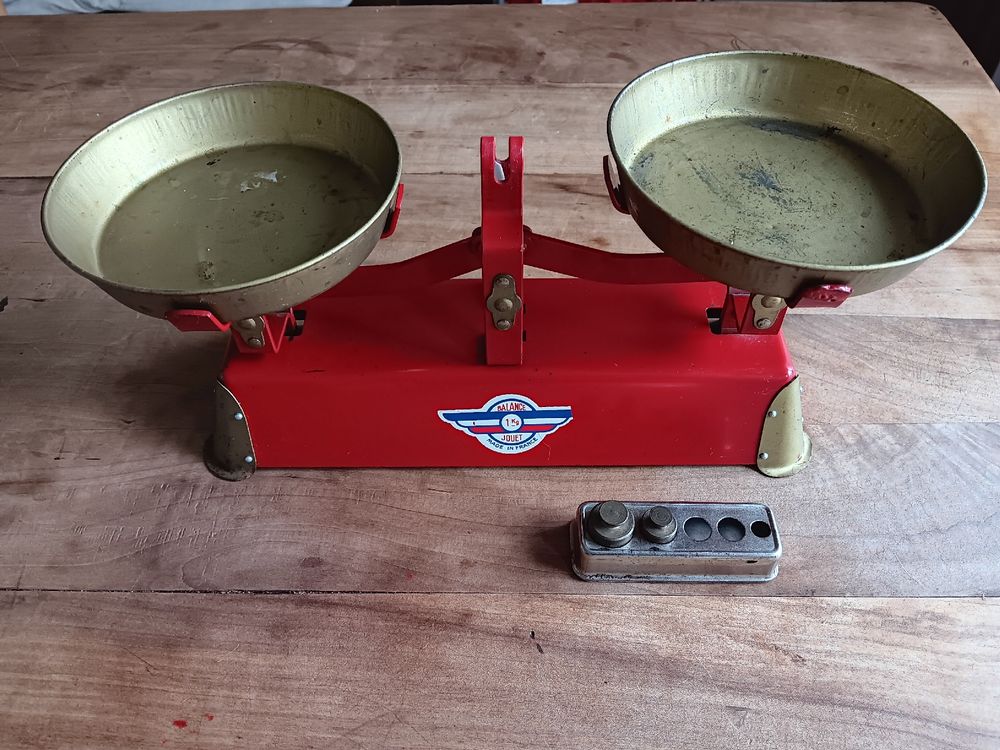 JOUET ANCIENNE BALANCE en FONTE JEP UNIS FRANCE EUR 19,00 - FR