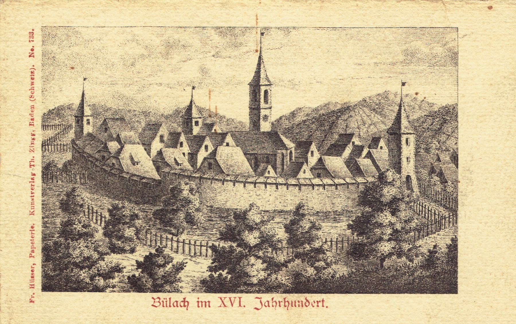 Ansichtskarten: Bülach ZH, um 1910 – Gebraucht aus Otelfingen von Schmitte9