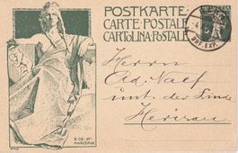 Postkarte Bern - Herisau 4.10.1909+++