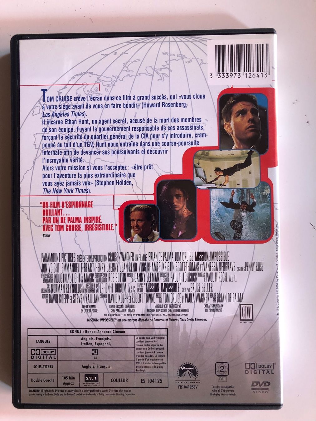 Tutti i DVDs: MISSION IMPOSSIBLE 1 – Usato da St-Cierges venduto da Crisi53 1