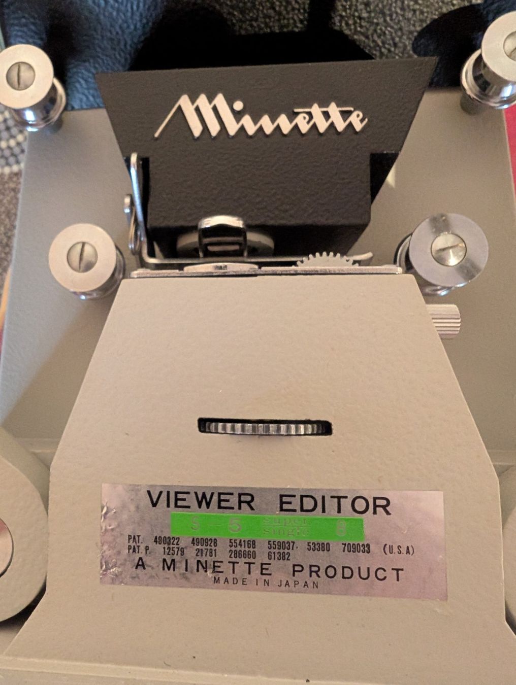 Pellicole: Minette S-5 Super-8 Viewer/Editor – Usato da Zürich venduto da _brs_
