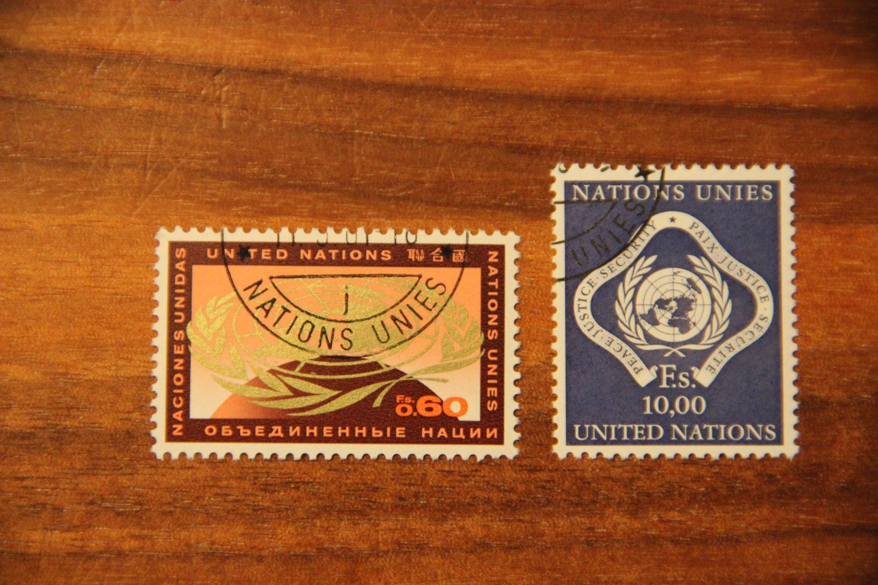 Tutti i francobolli: UNO Genève 1970 - Freimarken I – Usato da Jona venduto da Southafrica07
