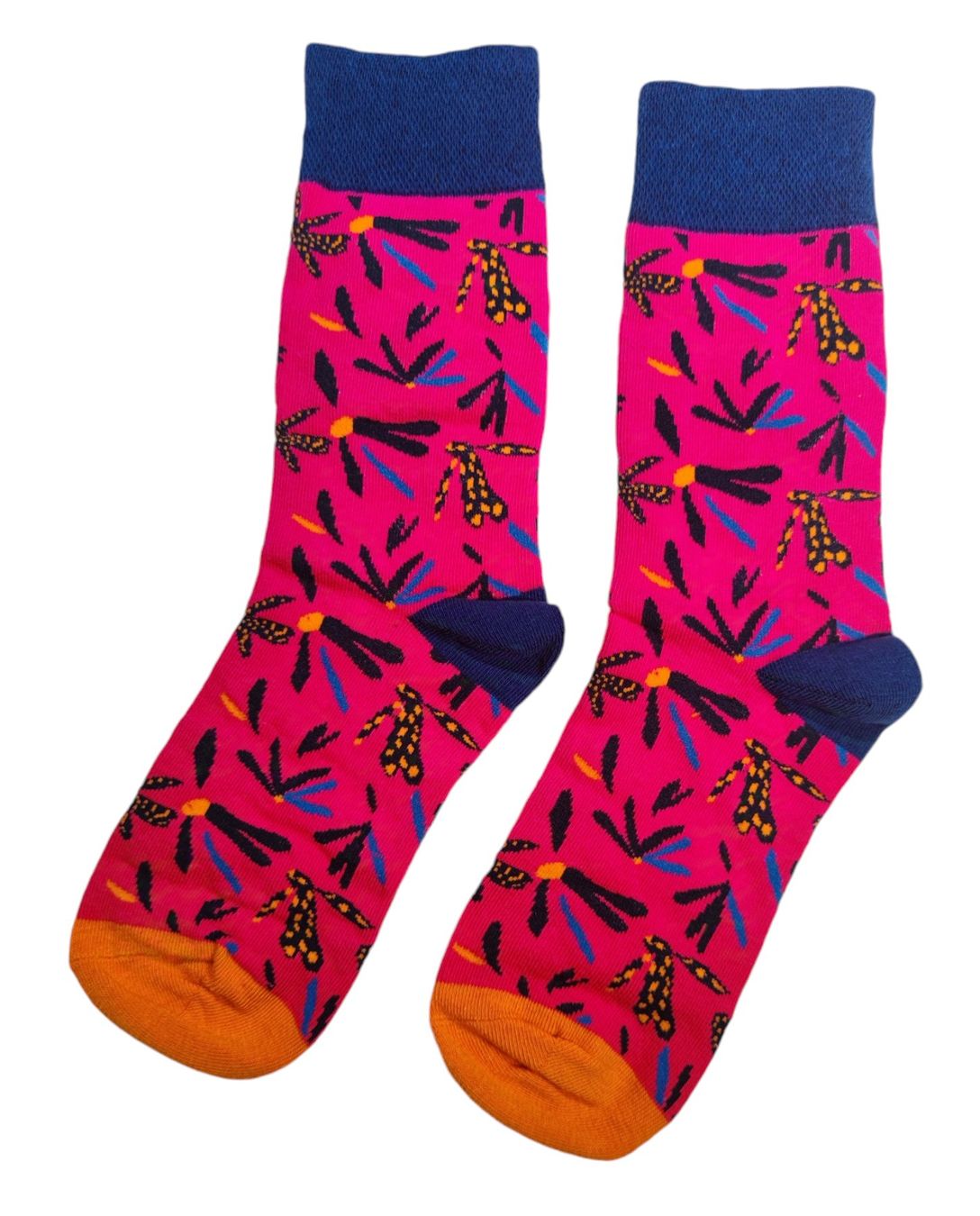 Calze: Socken Blumen / Flowers – Nuovo e nell'imballaggio originale da Zürich venduto da amysmith 1