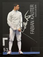 Fabian Kauter Autogrammkarte - Schweizer Fechter Olympia🤞