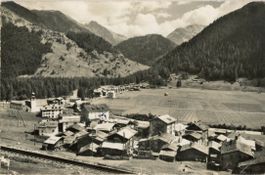 Oberwald   VS   mit Saashörner und Mettligrat    um 1966