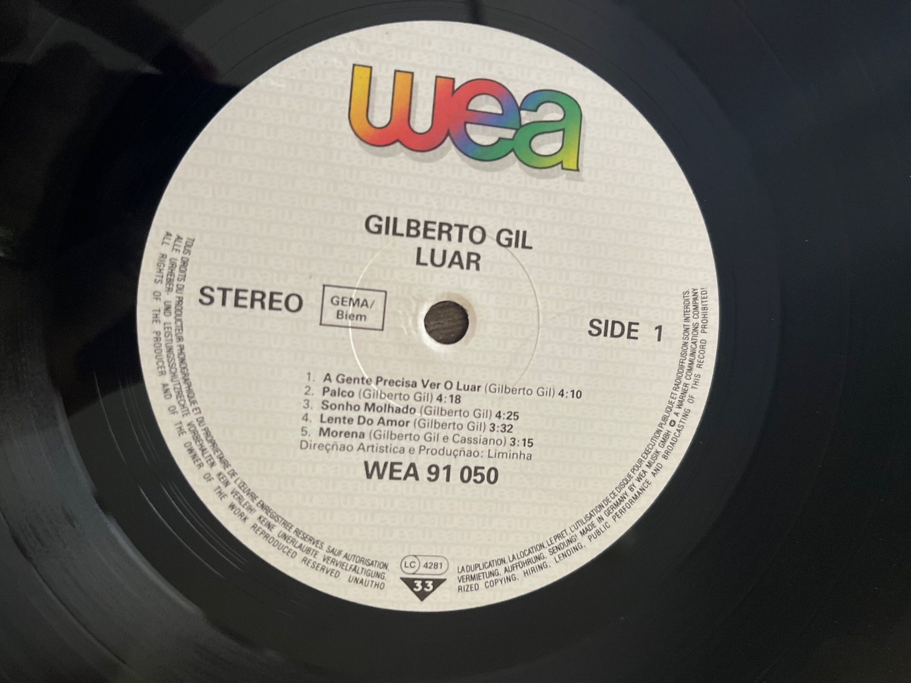Dischi in vinile: P3/Gilberto Gil Luar – Usato da Frutigen venduto da Philippe_jsp 2