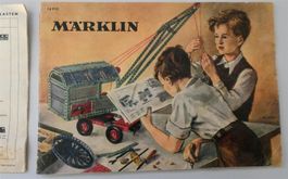 Baukasten Anleitung Märklin Katalog 14910 Metallbaukasten