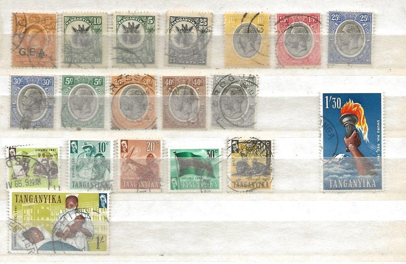 Alle Briefmarken: Tanganyika 1917 ... – Gebraucht aus Sion von PierreP01