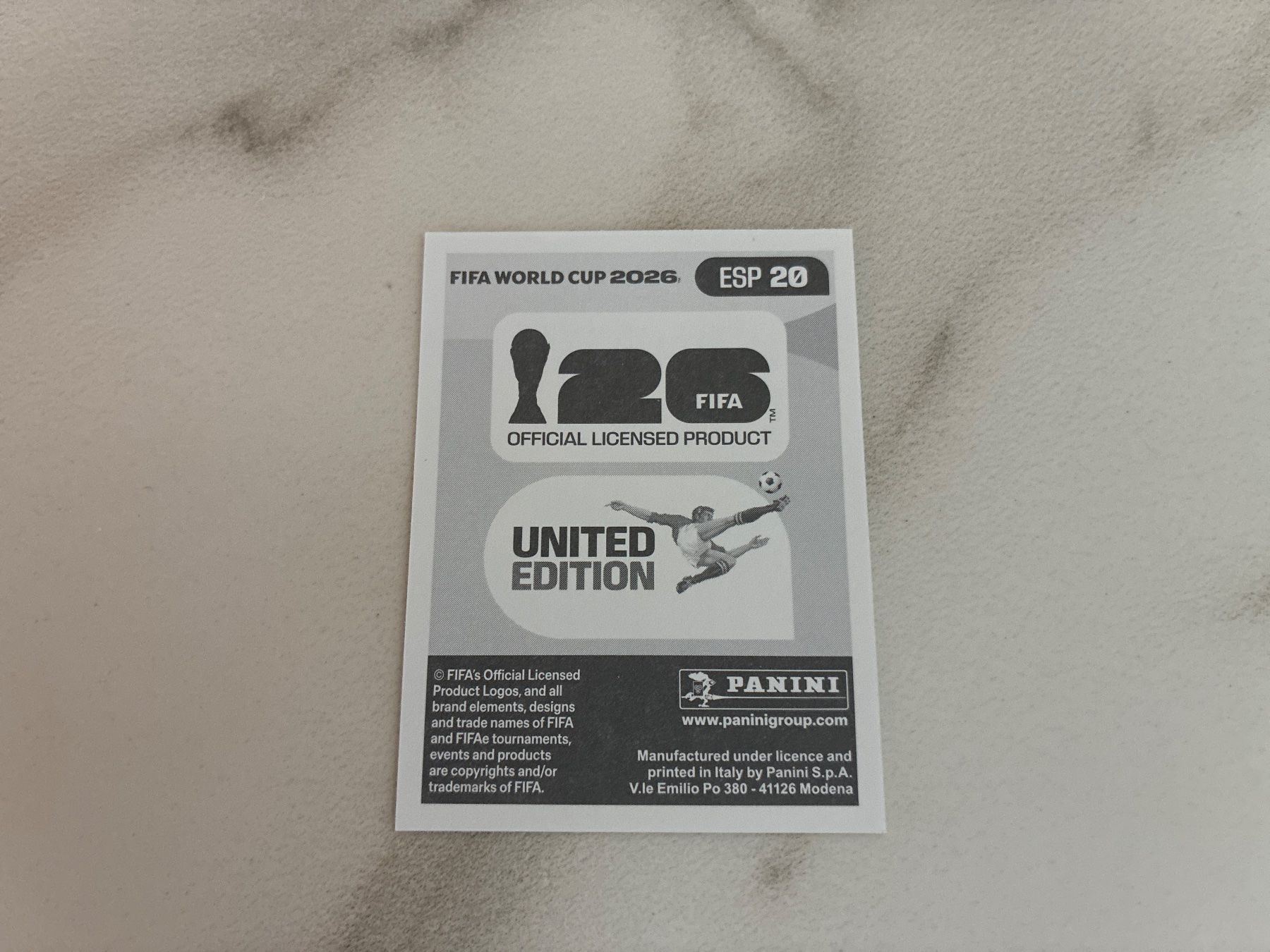 Panini Carte collezionabili: Panini WM 2026 Mexiko Sticker - ESP20 – Nuovo (secondo la descrizione) da Basel venduto da yac_h5js 1