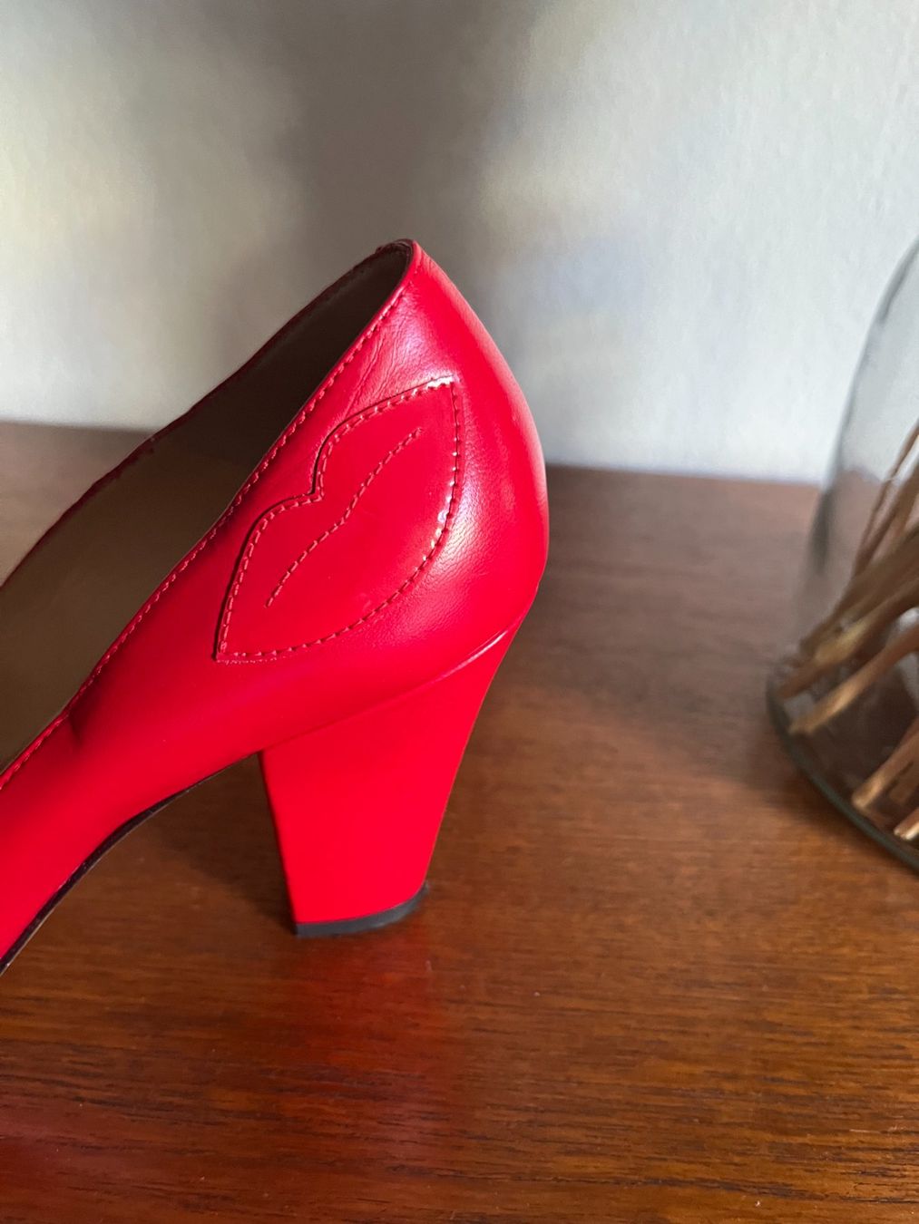 Scarpe da donna: Rote Pumps mit Absätzen, Grösse 38.5 – Usato da Zürich venduto da Carlo05101971 4