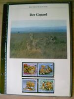 WWF Der Gepard Broschüre mit Briefmarken neu