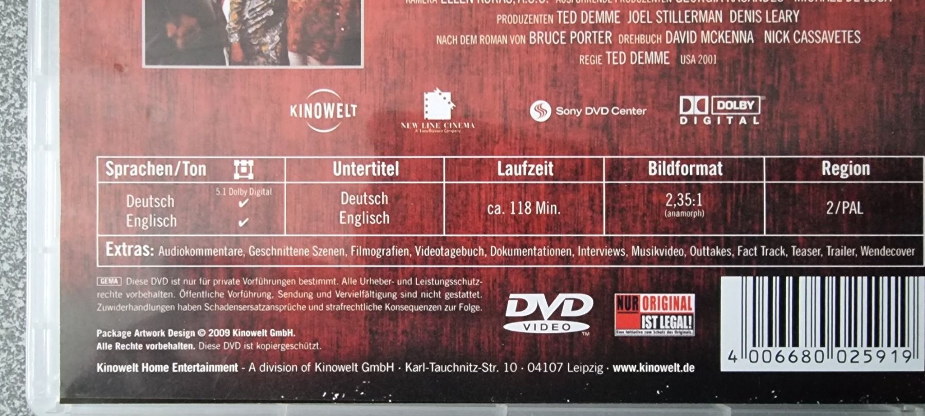 Tutti i DVDs: DVD Blow - Johnny Depp – Usato da Oetwil am See venduto da fineli2 1
