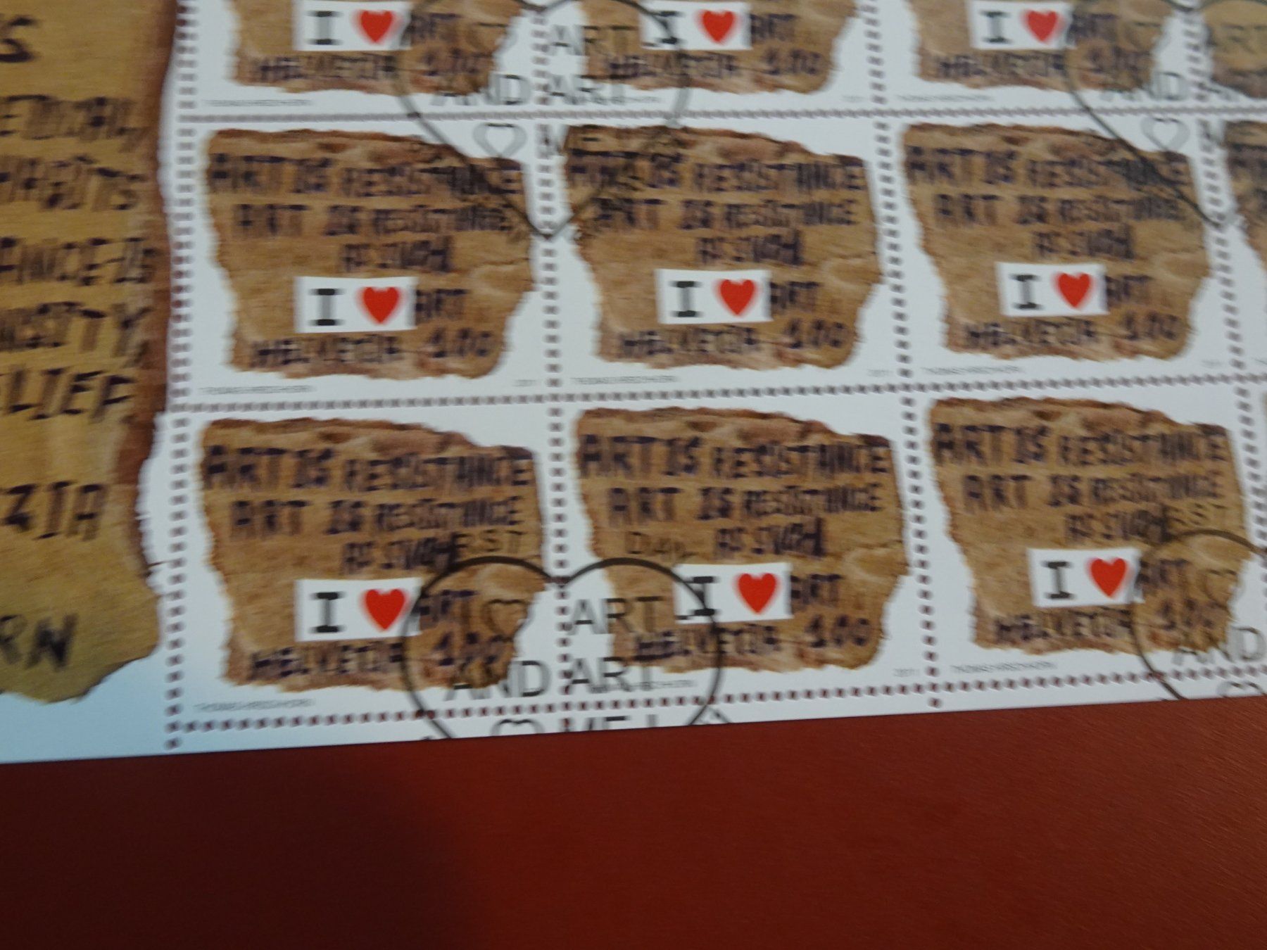 Tous les timbres: 2011, KLEINBOGEN HIRSCHHORN, AUSGABETAG – Neuf (Voir description) à Eschenbach SG par eDaisy 1