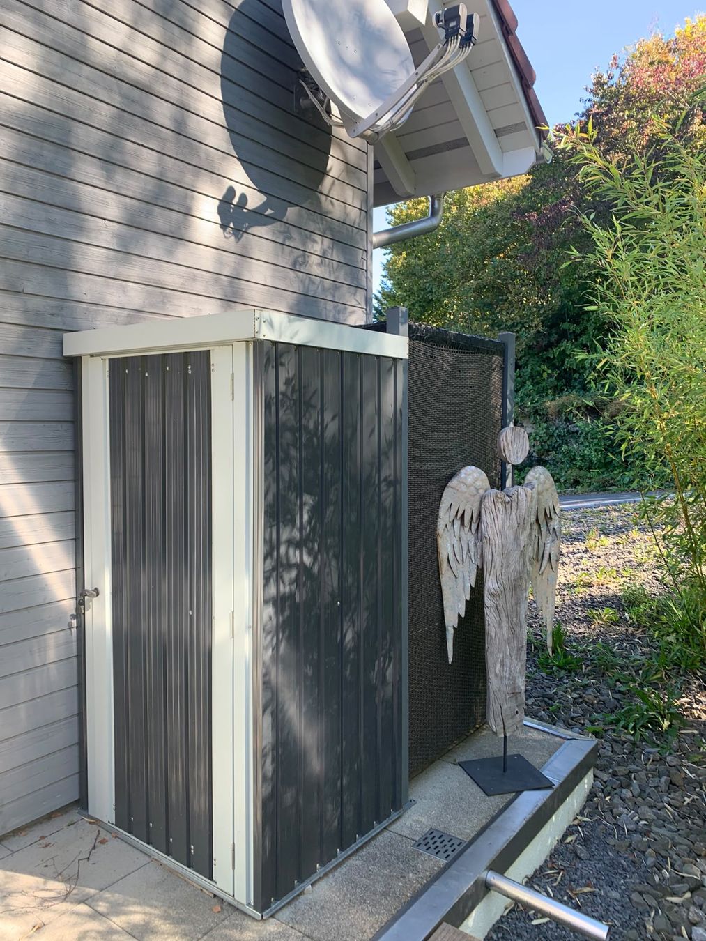 Casette da giardino & serre: Metall-Gartenschrank in Anthrazit – Usato da Hüttikon venduto da abarb