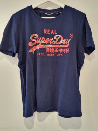 Superdry Shirt Damen Gr.40 blau
