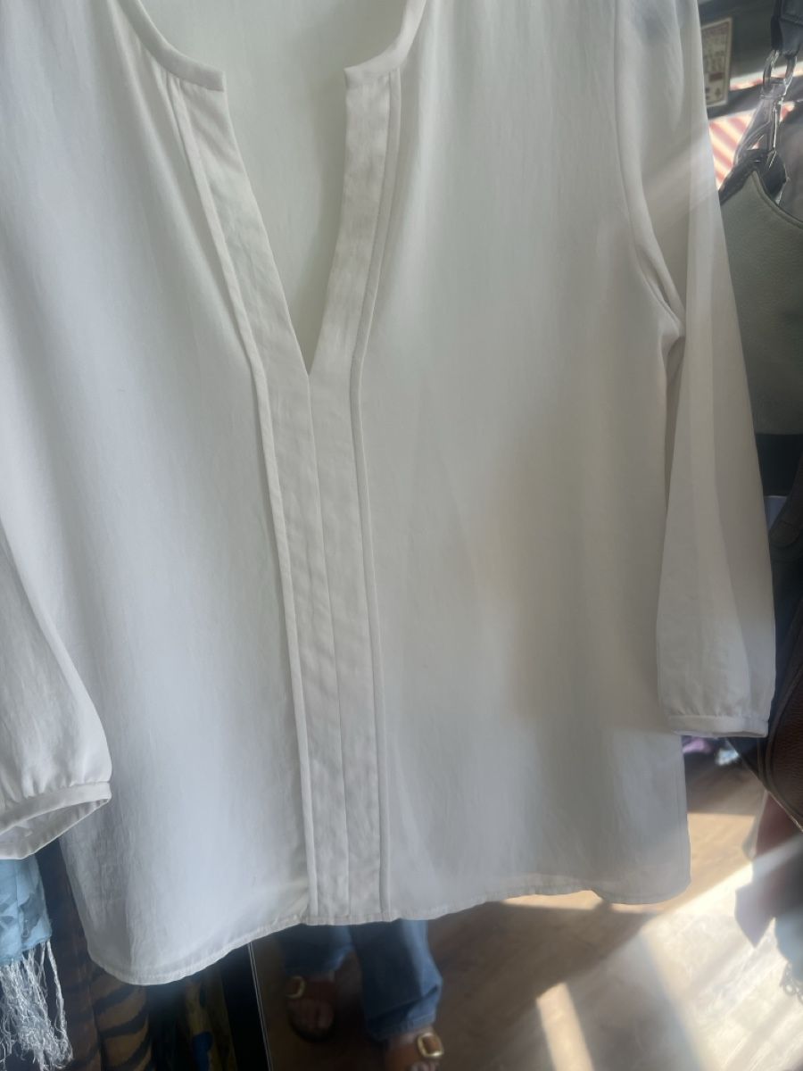 Marc Cain Camicette: Marc Cain Tunika Bluse, creme weiss, Gr. 38 – Usato da Olten venduto da AtelierSecondhand23 2
