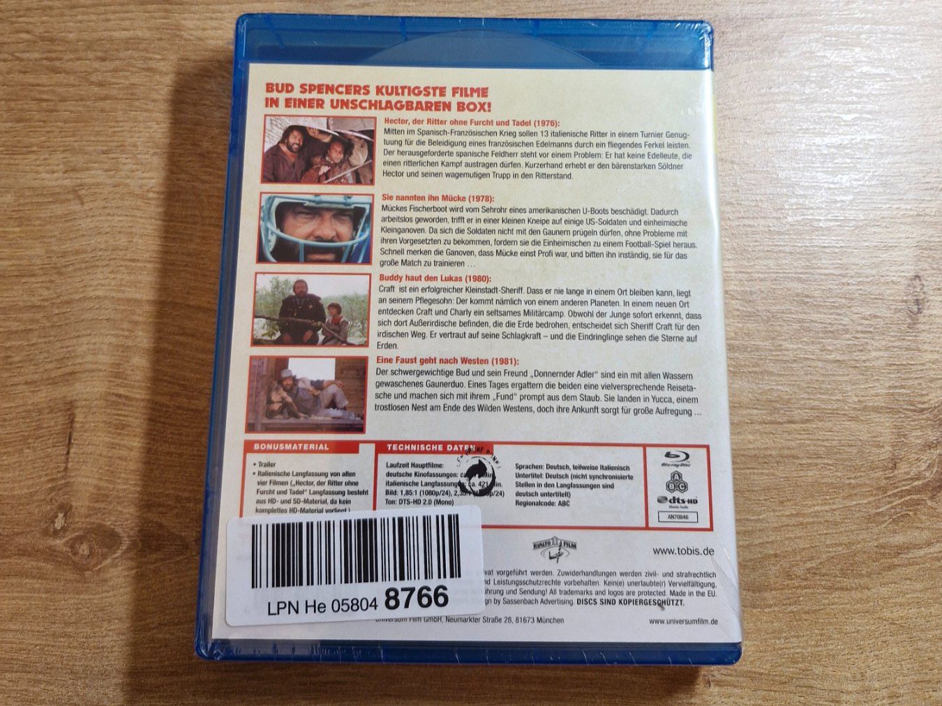 Tutti i DVDs: Die grosse Bud Spencer Box NEU OVP Bluray – Nuovo e nell'imballaggio originale da Pfungen venduto da Whitie 1