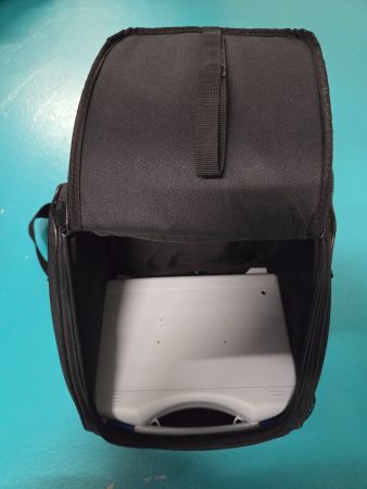 Tasche für portables Echolot – schwarz, beidseitig zu öffnen
