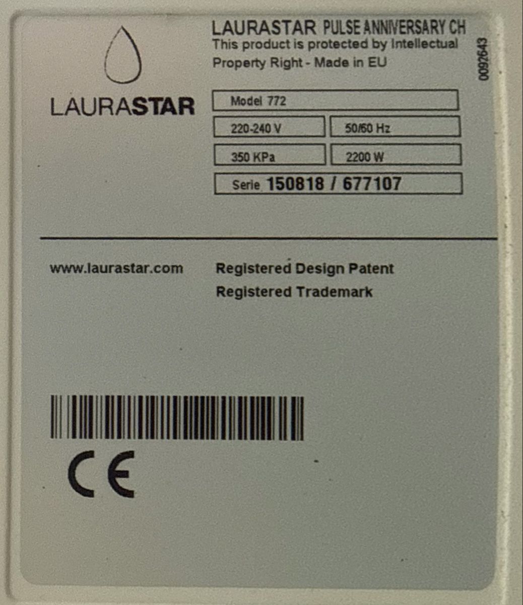 Laurastar Bügeleisen: Laurastar Bügelsystem Model 772 Anniversary CH – Gebraucht aus Winterthur von riseli01 4
