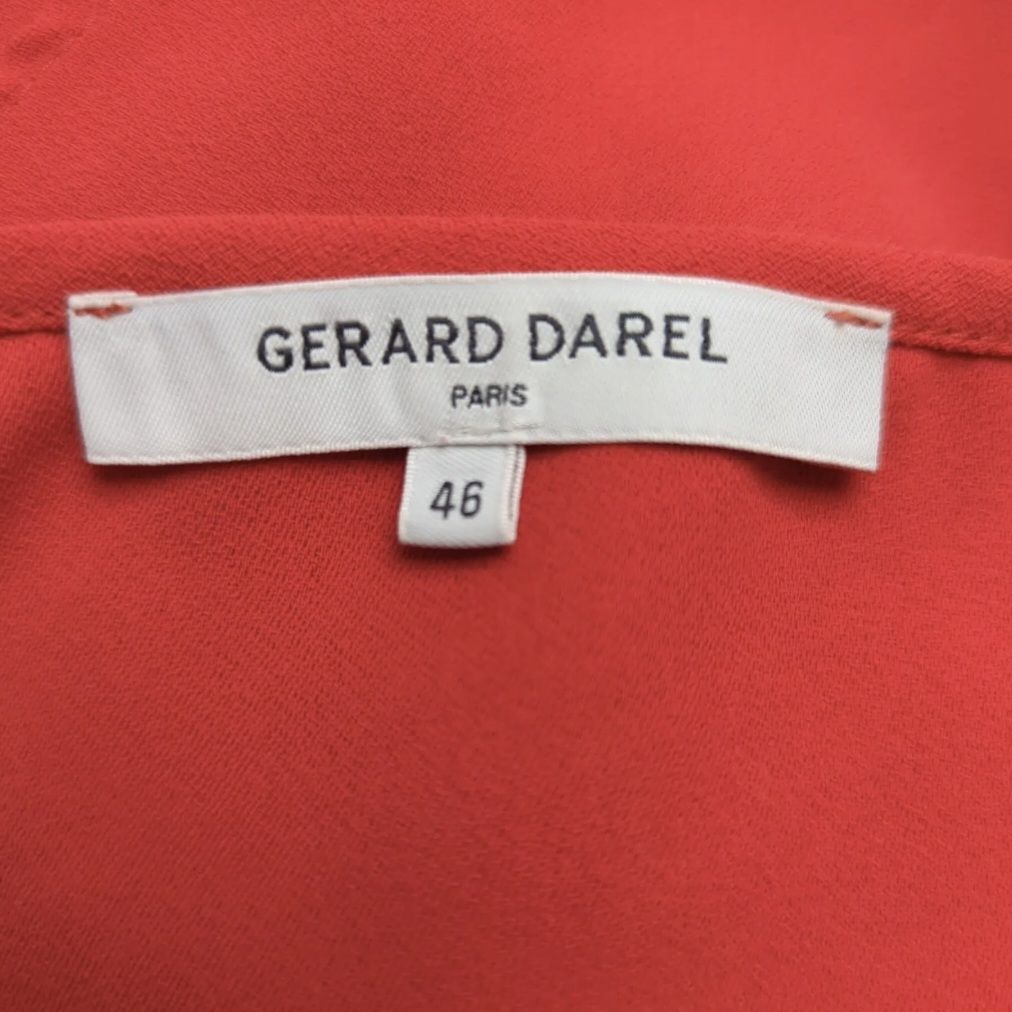 Gérard Darel Blusen: Gerard Darel Rote Bluse Kurzarm Top - Gr. 46 – Neu (gemäss Beschreibung) aus Le Locle von sAm_2112 1