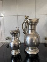 Antike Zinnkrüge "Etaings Sigg", 2er Set, Rarität