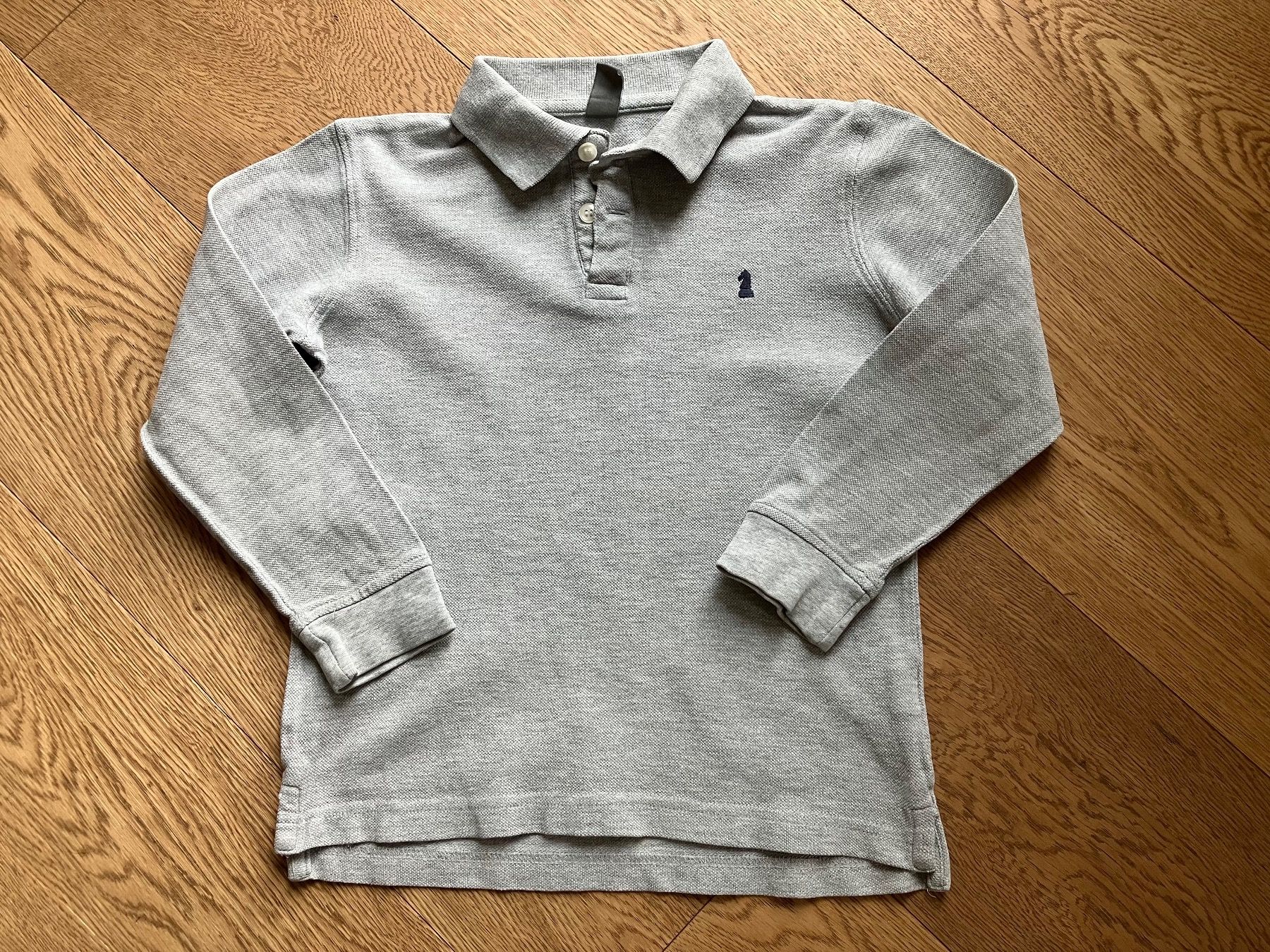 Camicie, T-shirt & Polo: Langarm-Poloshirt hellgrau Grösse 118 – Usato da Cham venduto da Liliane78