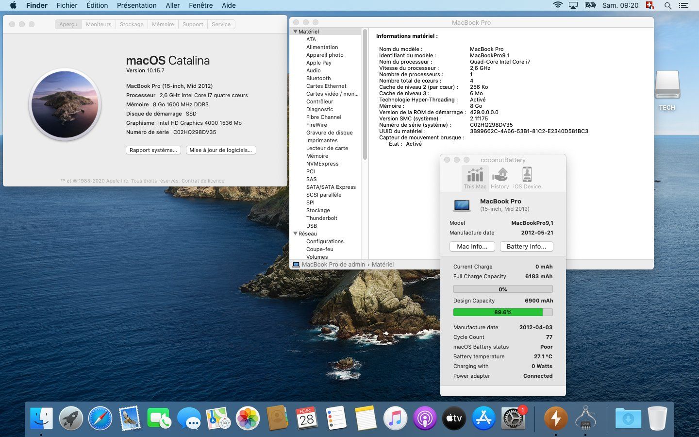 Apple Notebook: Apple MacBook Pro 15 Mid 2012 A1286 SSD i7 GeForce Office – Usato da Meyrin venduto da pc1parts 1
