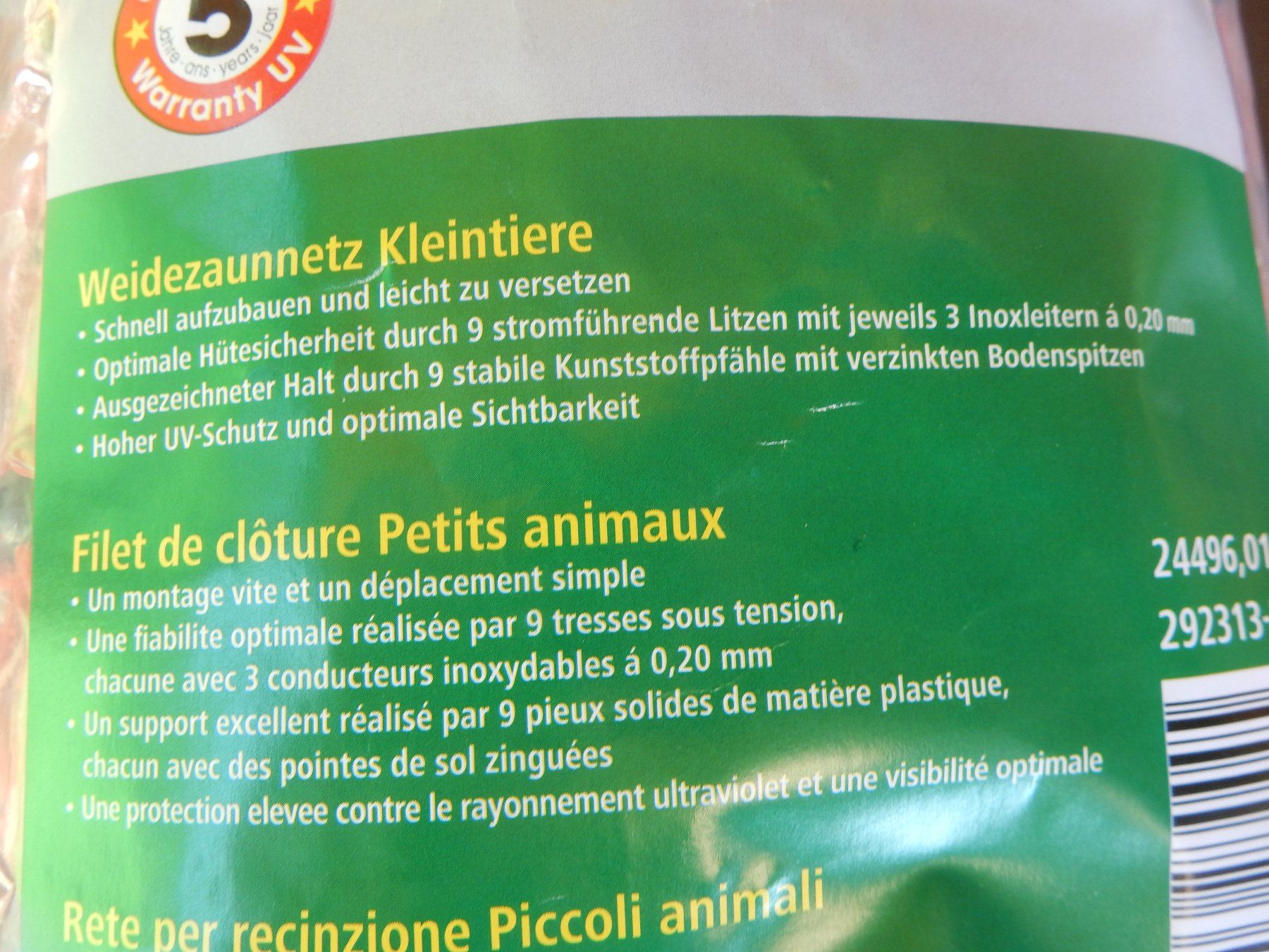 Autres équipements d'étable: Kleintierzaun – Neuf (Voir description) à Waldstatt par Yukon11 3