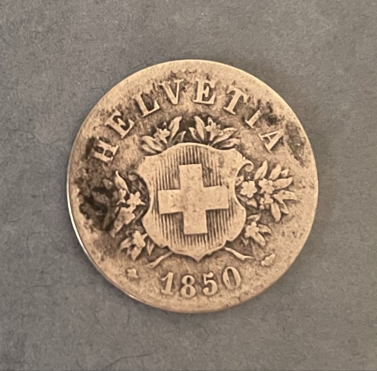 Tutti le monete: 20 Rappen Münze 1850 – Usato da Reiden venduto da nepeta12