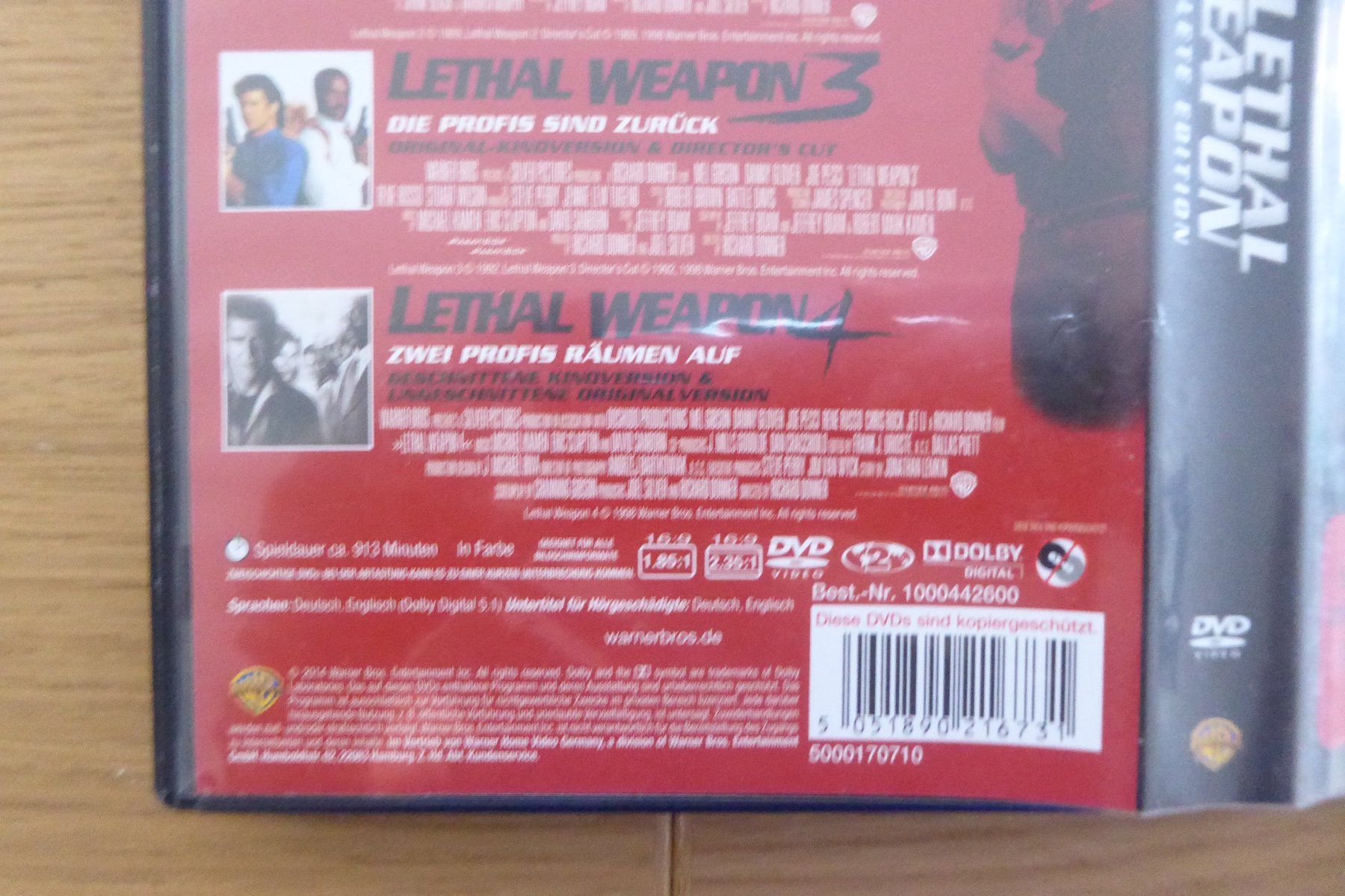 Tutti i DVDs: DVD Lethal Weapon Complete Edition – Usato da Allschwil venduto da Summelsarium 2