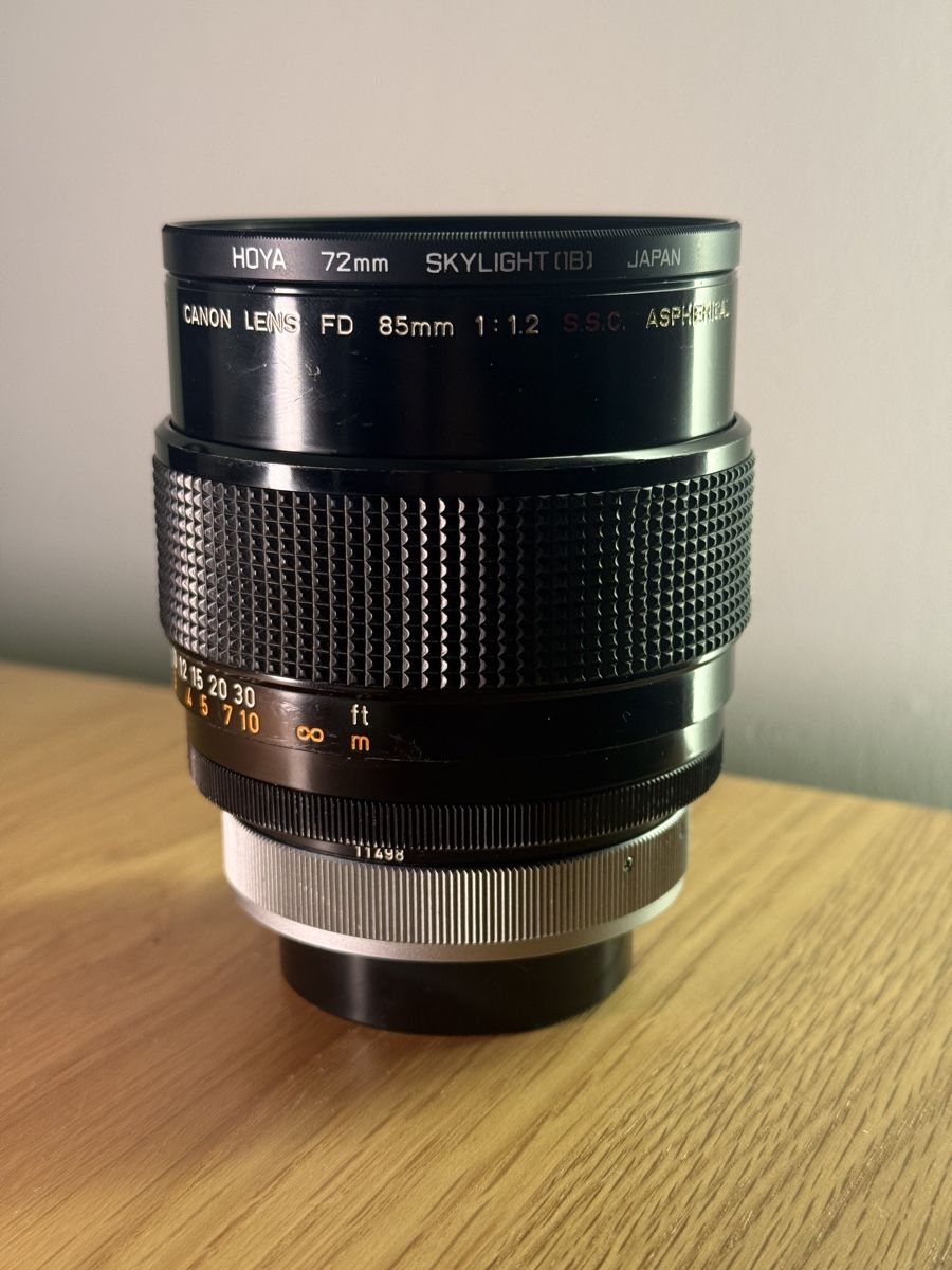 Canon Obiettivi: Canon FD Chromring 85mm 1:1.2 S.S.C Aspherical – Usato da Kilchberg ZH venduto da eric.webr 1