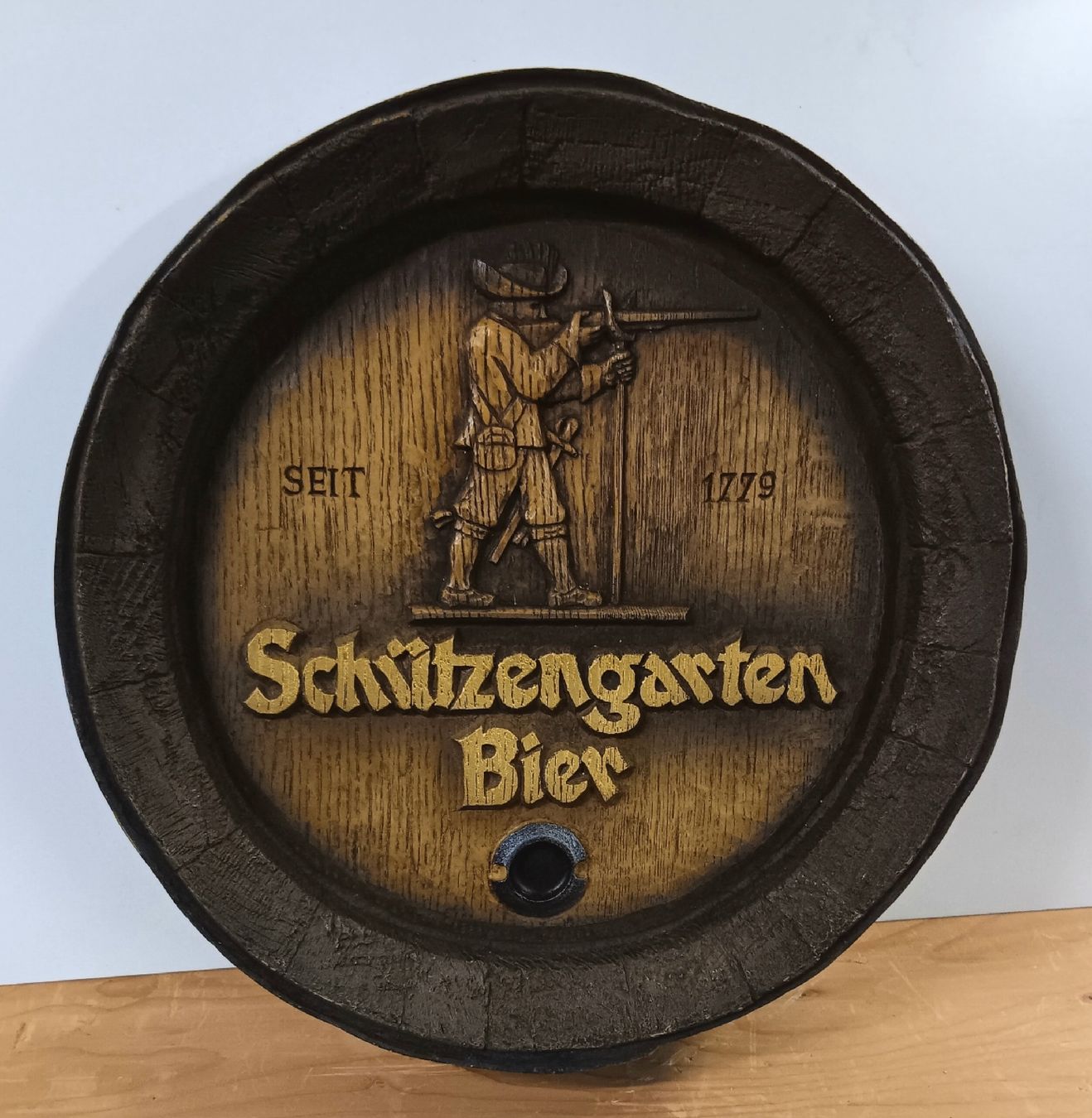 Insegne: Fassboden Bier Brauerei Schützengarten – Usato da Lichtensteig venduto da B-B-Bier