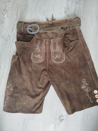 Tracht Lederhose Gr.48 von Hammerschmid, dünnes Leder