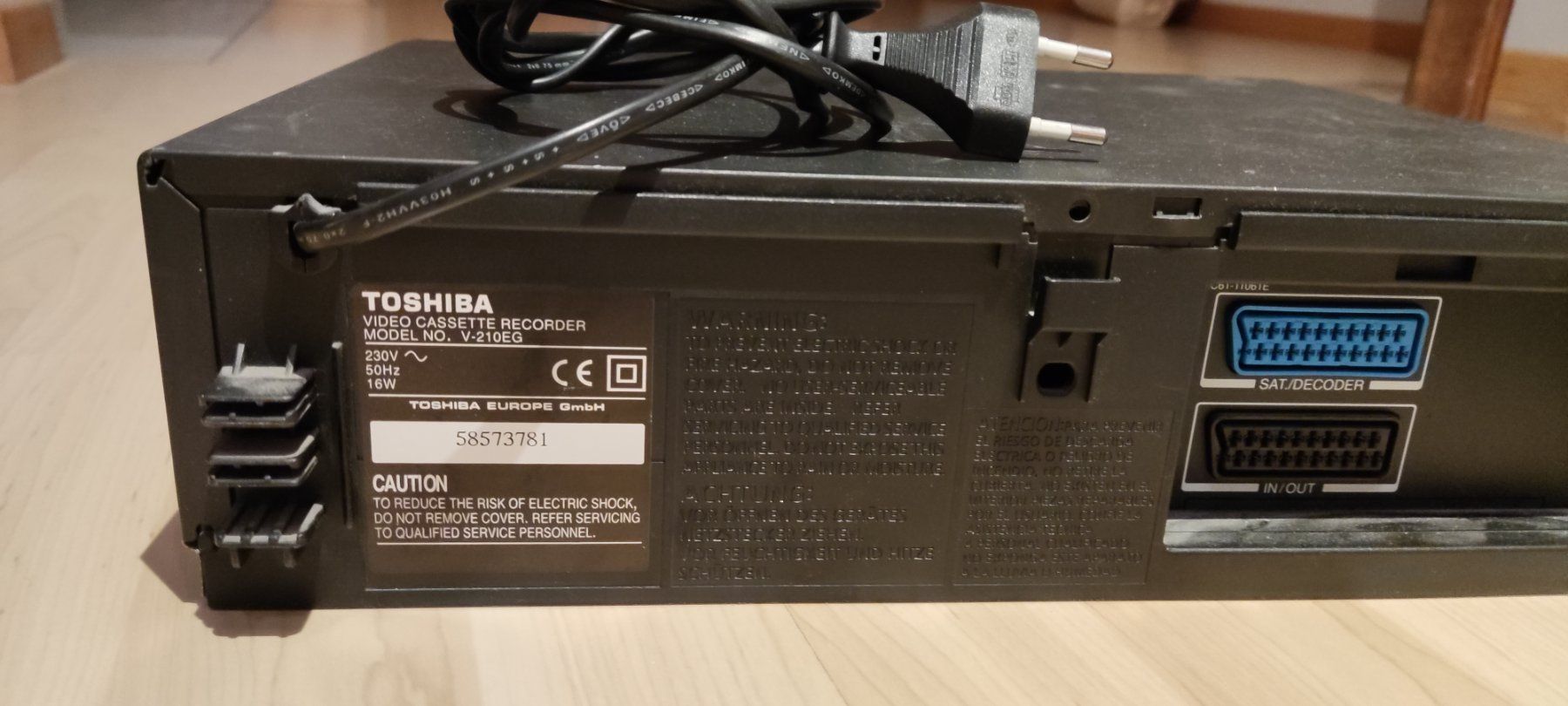 Toshiba Registratori: VHS-Videorecorder von TOSHIBA – Usato da Schongau venduto da Retro_Shop 2