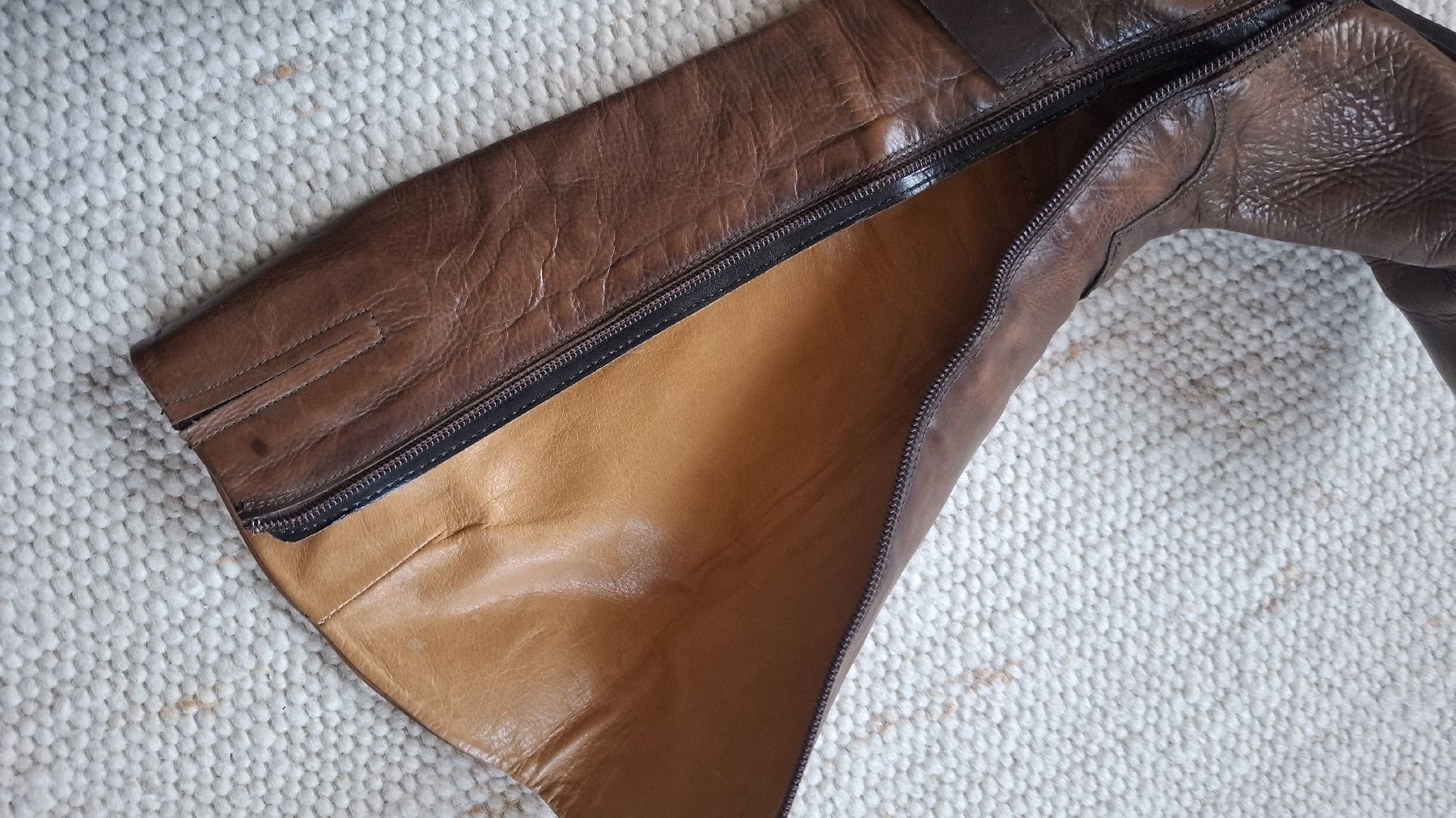 Scarpe da donna: Braune PASITO Voll-Lederstiefel, Grösse 37.5 – Usato da Balzers venduto da silviahuaraz 5