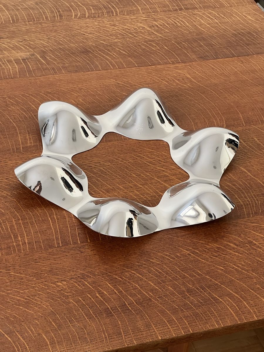 Alessi Piatti di portata: Centre de table Alessi, chrome, design Tom Kovac – Usato da Vevey venduto da neflon1te 2