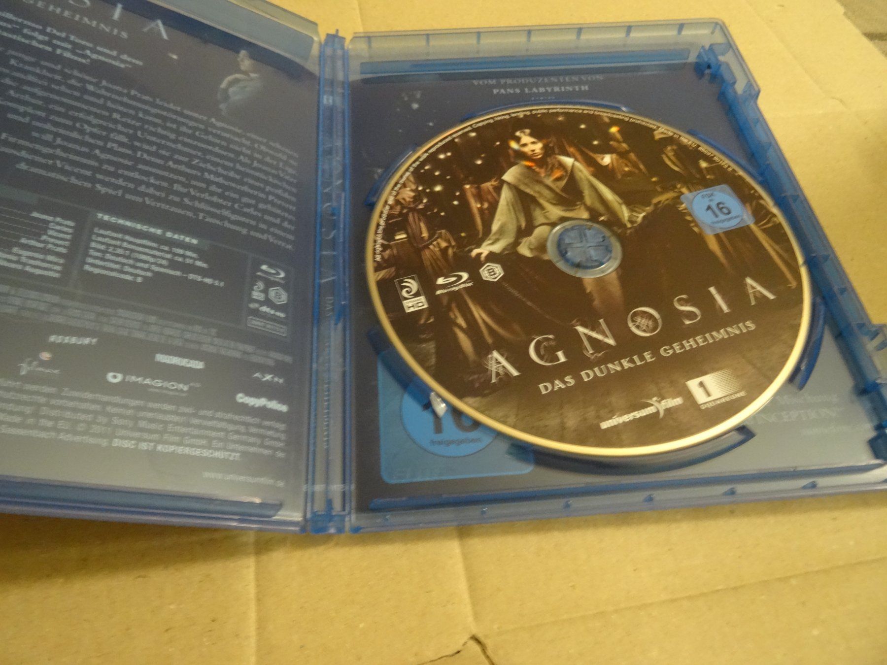 Tutti i DVDs: Agnosia - Das dunkle Geheimnis, Blu-ray – Usato da Olten venduto da Disc-Verkauf 1
