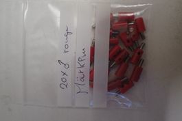 Märklin - Muffen-Set  20 Stk. rot / Fiches rouges 20 pces