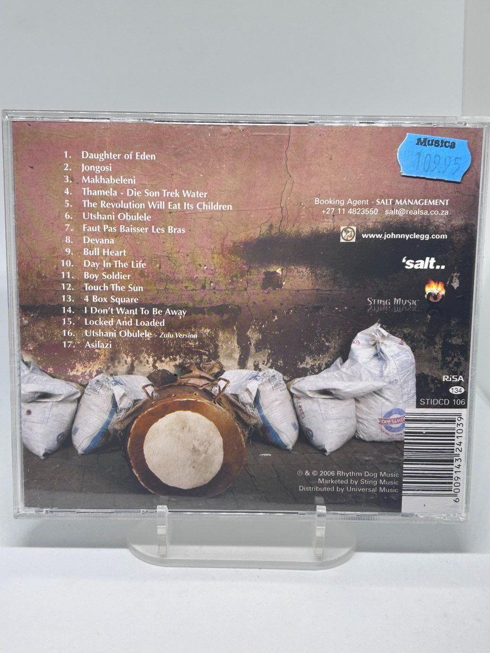 CD: CD "One Life" di Johnny Clegg – Usato da Giubiasco venduto da LorisVale 2