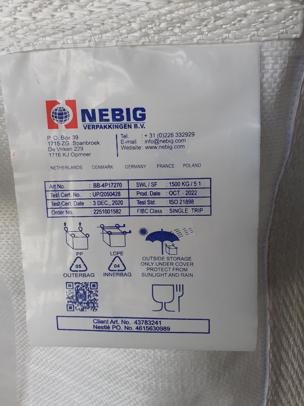 Sacchi da boxe: BIG Bag Sack – Usato da Ruswil venduto da mde_72zv 1