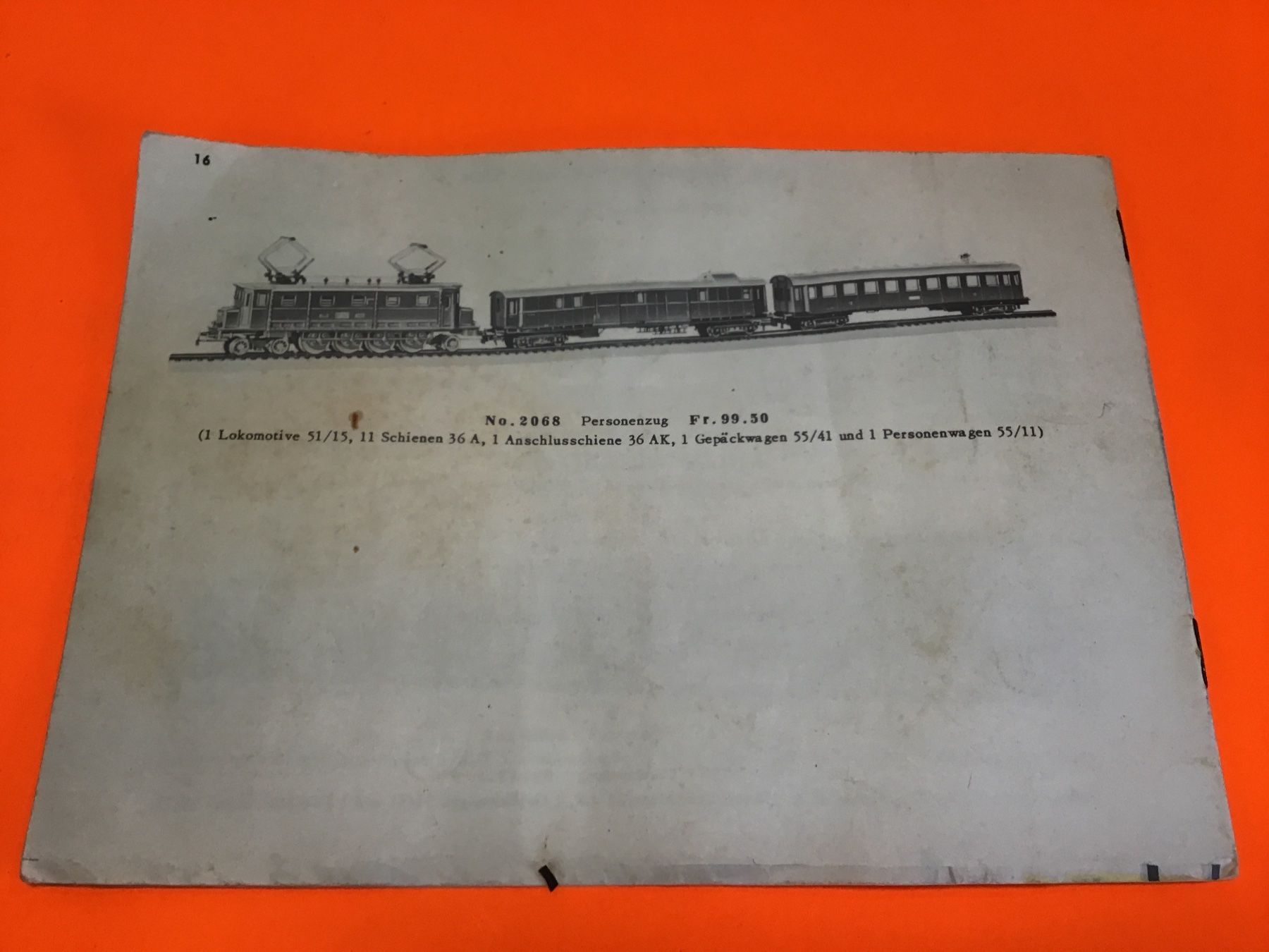 Buco Modelleisenbahnen: BUCO-HO Katalog 1955/56 16mm – Gebraucht aus Männedorf von Modelle-aller-Art 2