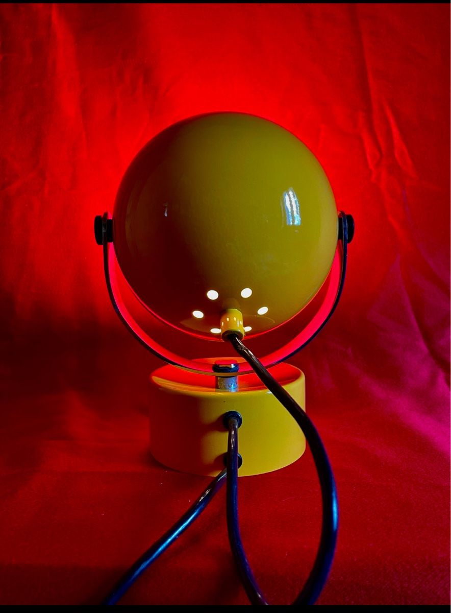 Lampen: Lampe de table, Eye-Ball, 1970 – Gebraucht aus Prez vers Siviriez von Mistinguette 1
