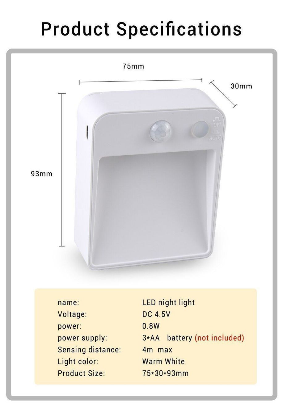 Lampade: LED Lampe mit Bewegungsmelder Sensor – Nuovo e nell'imballaggio originale da St. Margarethen TG venduto da Smiley-Face 2