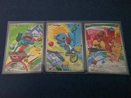 Kanto Starter Set Erste Partner Pokemon