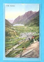 Poschiavo - Berninabahn - RhB - Dorfansicht mit See