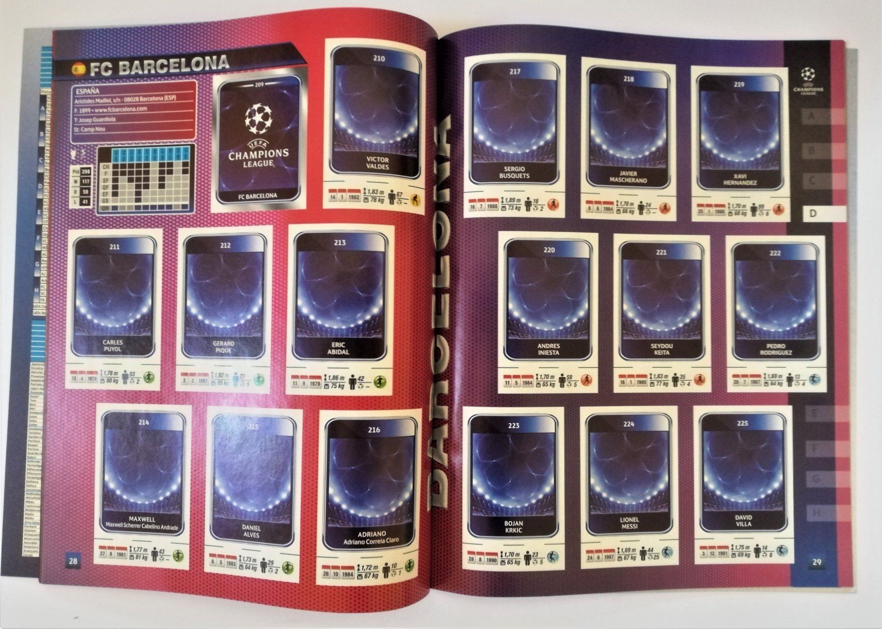 Album: Panini CL 2010-2011 Leeralbum – Nuovo (secondo la descrizione) da Unterkulm venduto da Pato1b 2